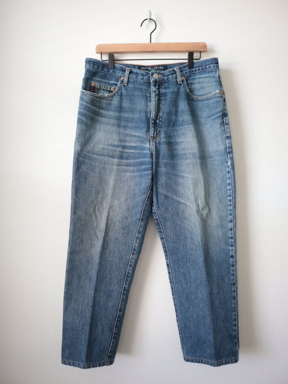 Vintage 90s Guess Straight Leg Ankle Jeans | 36